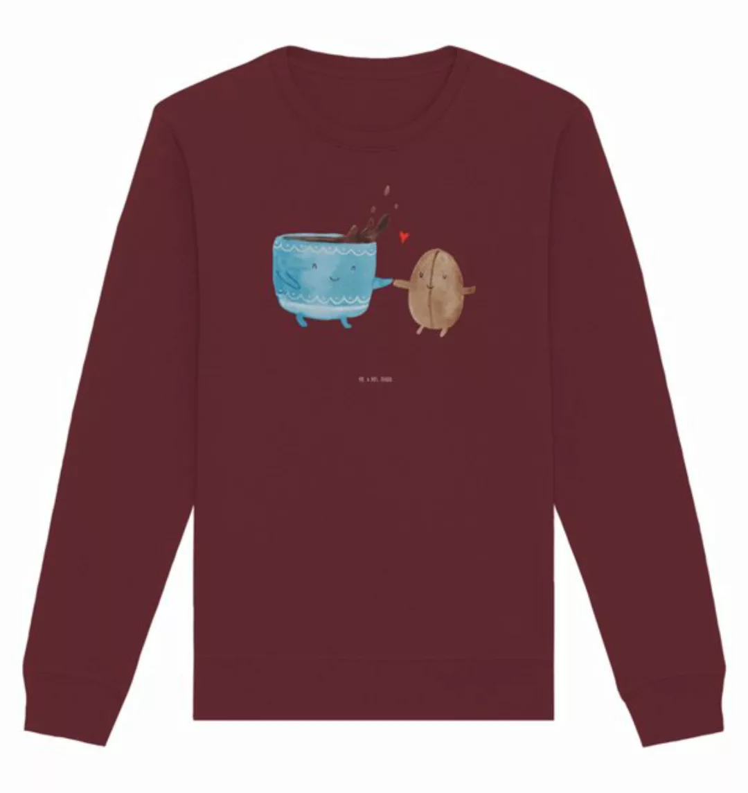 Mr. & Mrs. Panda Longpullover Größe XXL Kaffee Bohne - Burgundy - Geschenk, günstig online kaufen