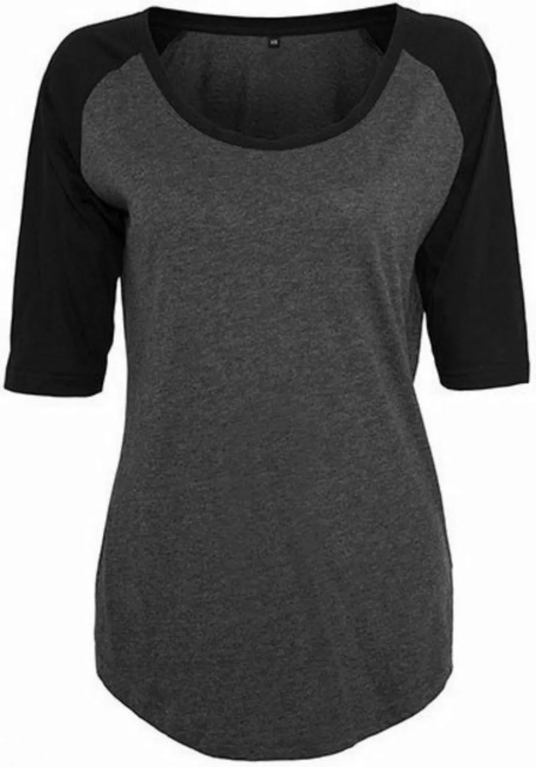 Build Your Brand Rundhalsshirt Ladies 3/4 Contrast Raglan Damen T-Shirt günstig online kaufen