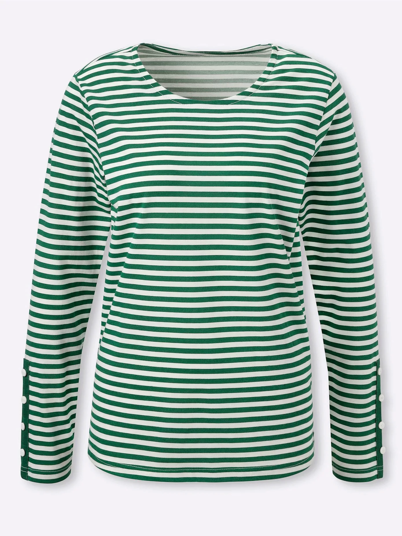 Classic Basics T-Shirt "Streifenshirt", (1 tlg.) günstig online kaufen