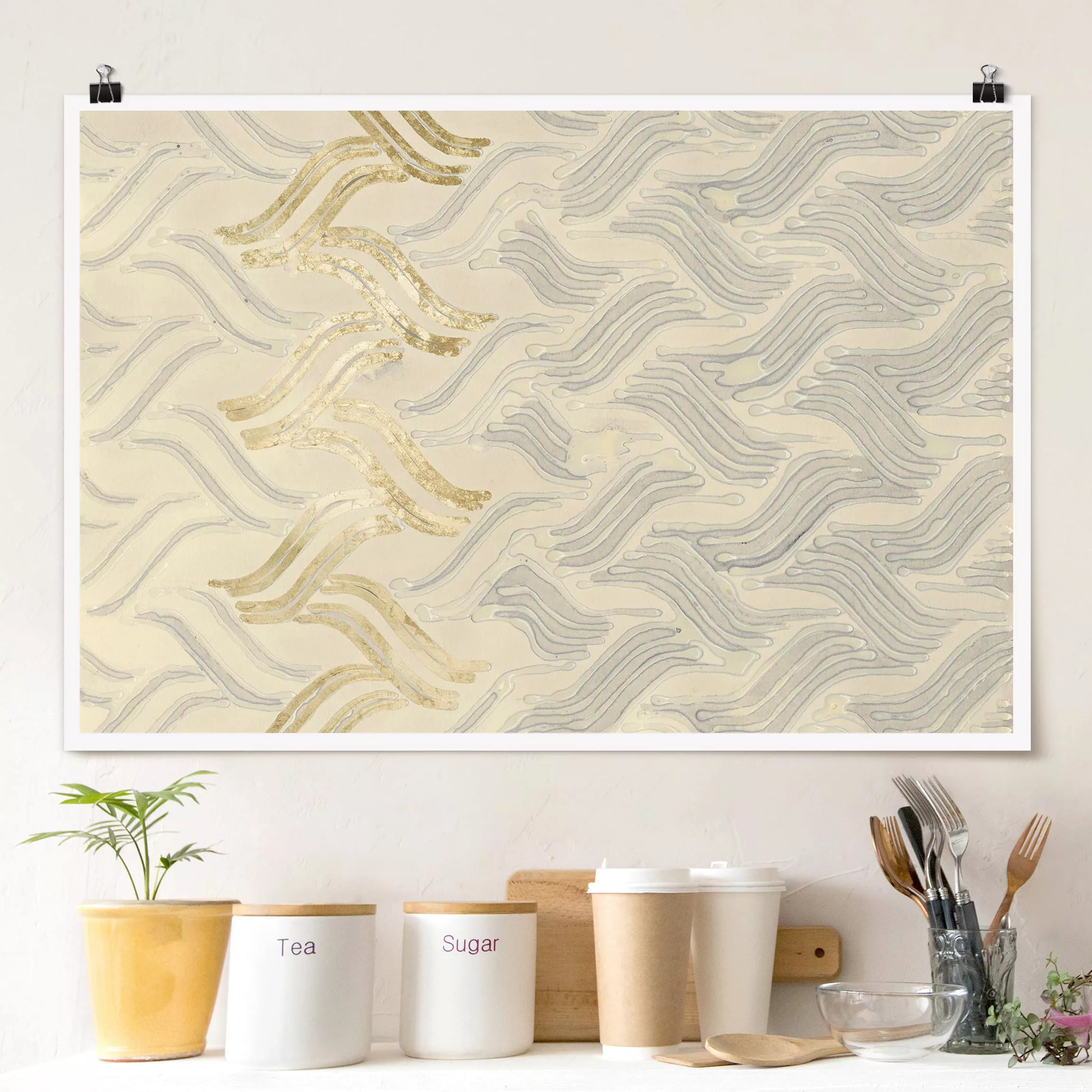 Poster Muster & Texturen - Querformat Chenille I günstig online kaufen