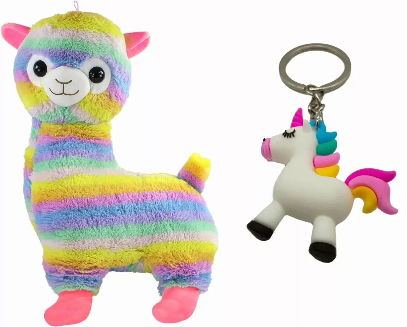 soma Kuscheltier Alpaka Kuscheltier Regenbogen Plüsch-Tier günstig online kaufen