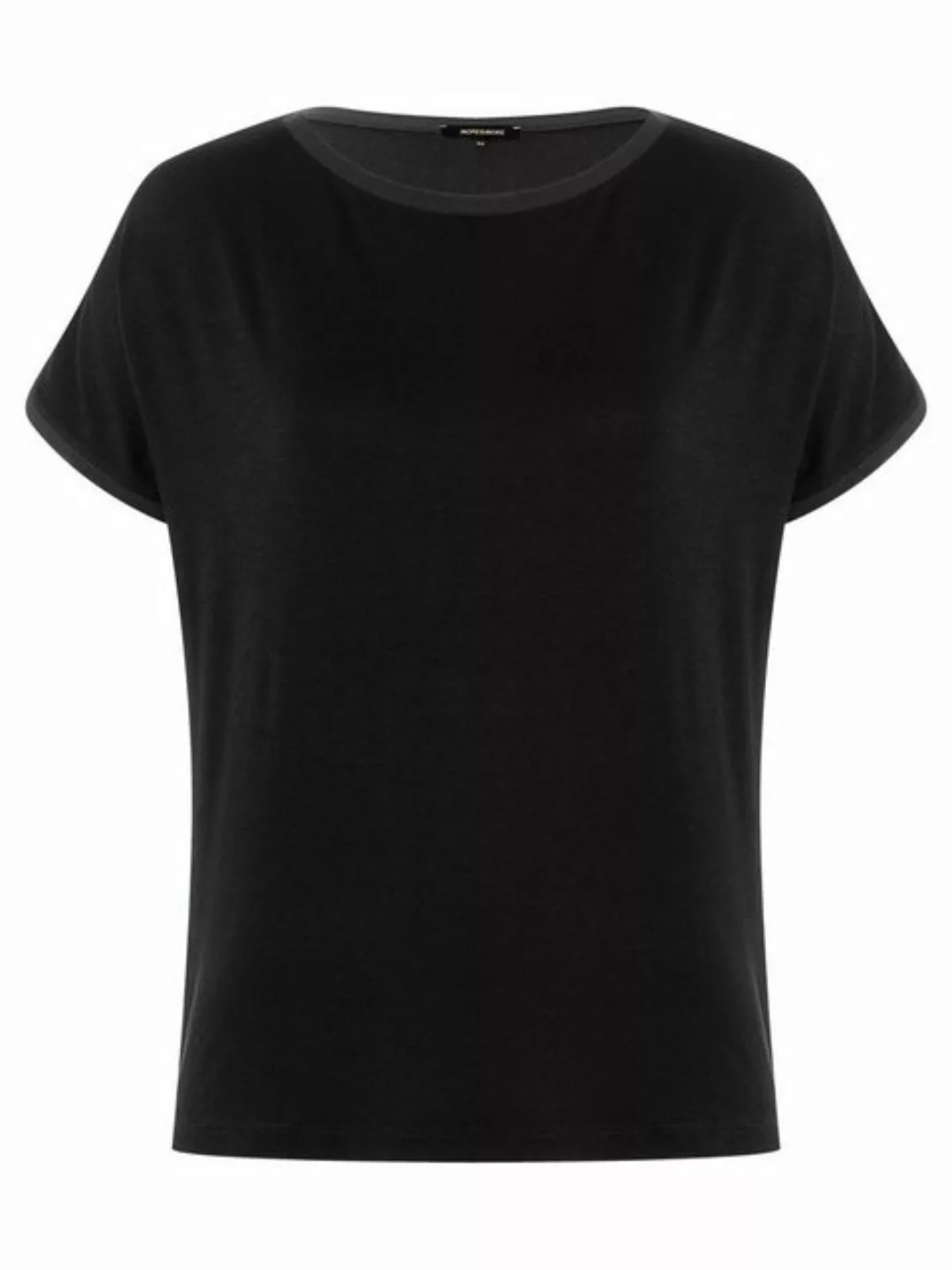T-Shirt mit Chiffonkante, schwarz, Frühjahrs-Kollektion günstig online kaufen