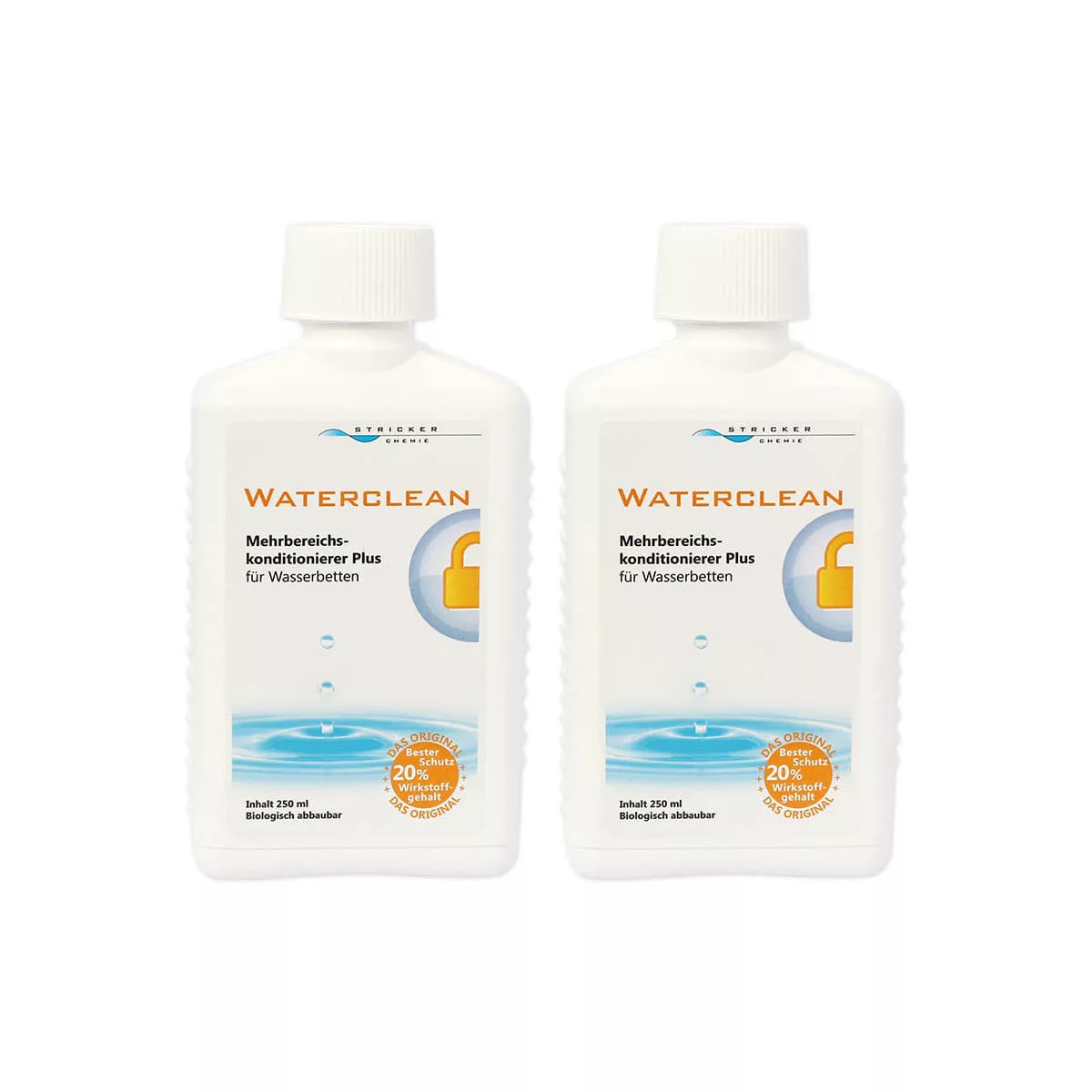 Stricker Chemie 2 Flaschen Waterclean Wasserbett Konditionierer 250 ml günstig online kaufen