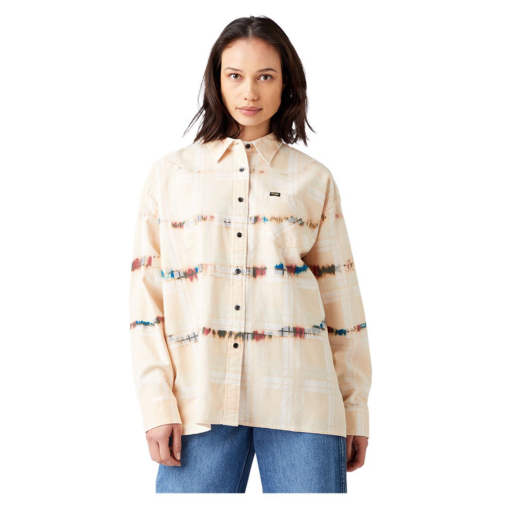 Wrangler Oversized Langarm-shirt XS Almost Mauve günstig online kaufen