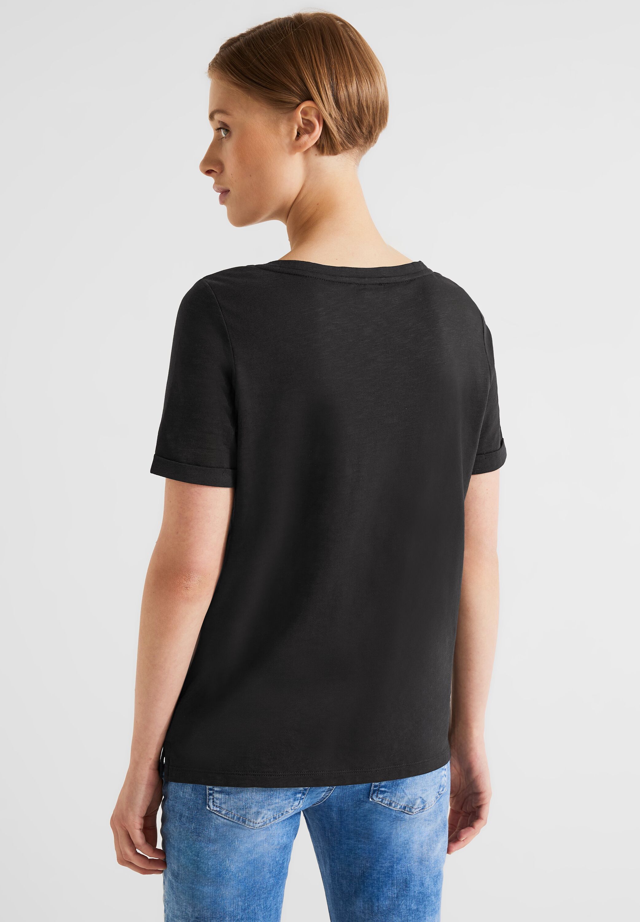 STREET ONE T-Shirt, mit Rundhalsausschnitt günstig online kaufen