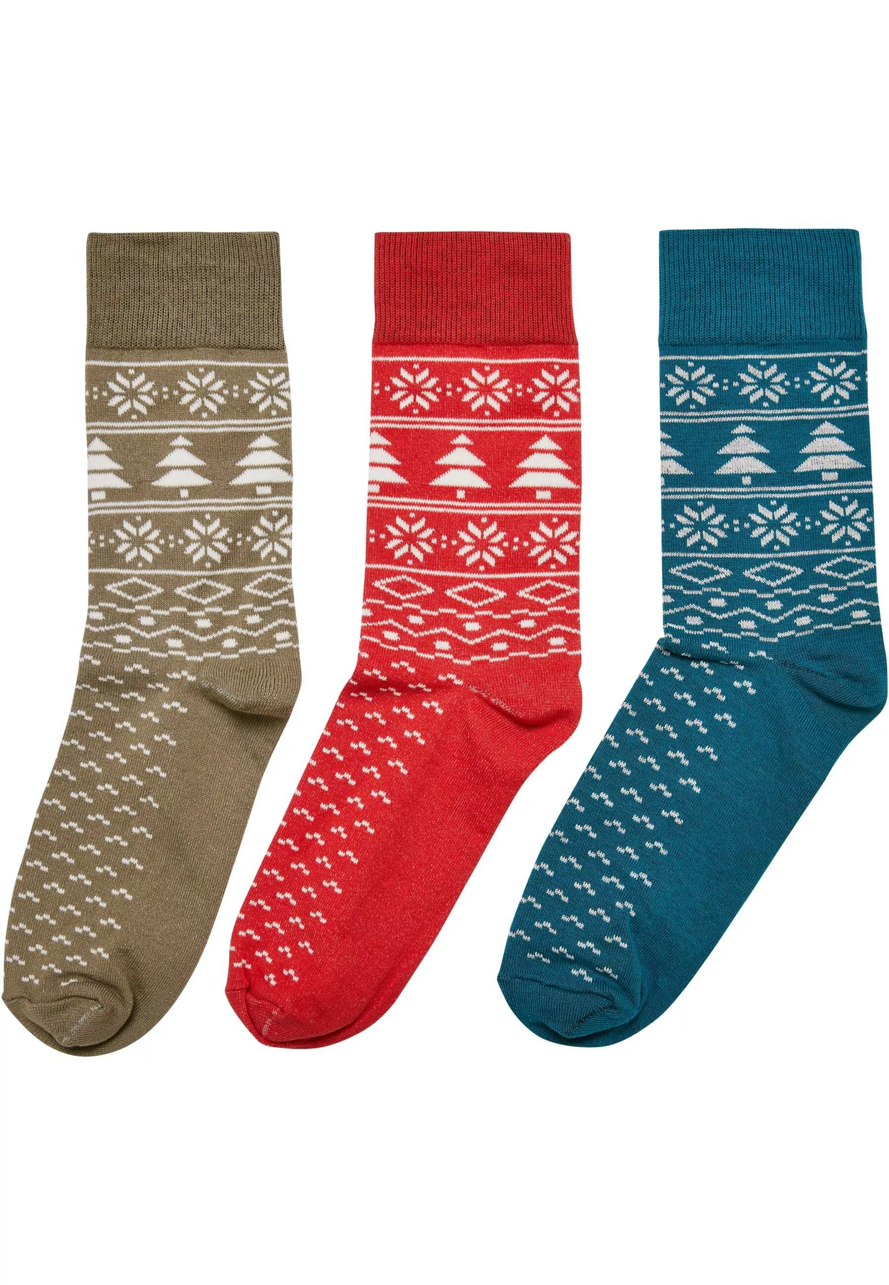 URBAN CLASSICS Basicsocken "Urban Classics Unisex Norwegian Pattern Socks 3 günstig online kaufen