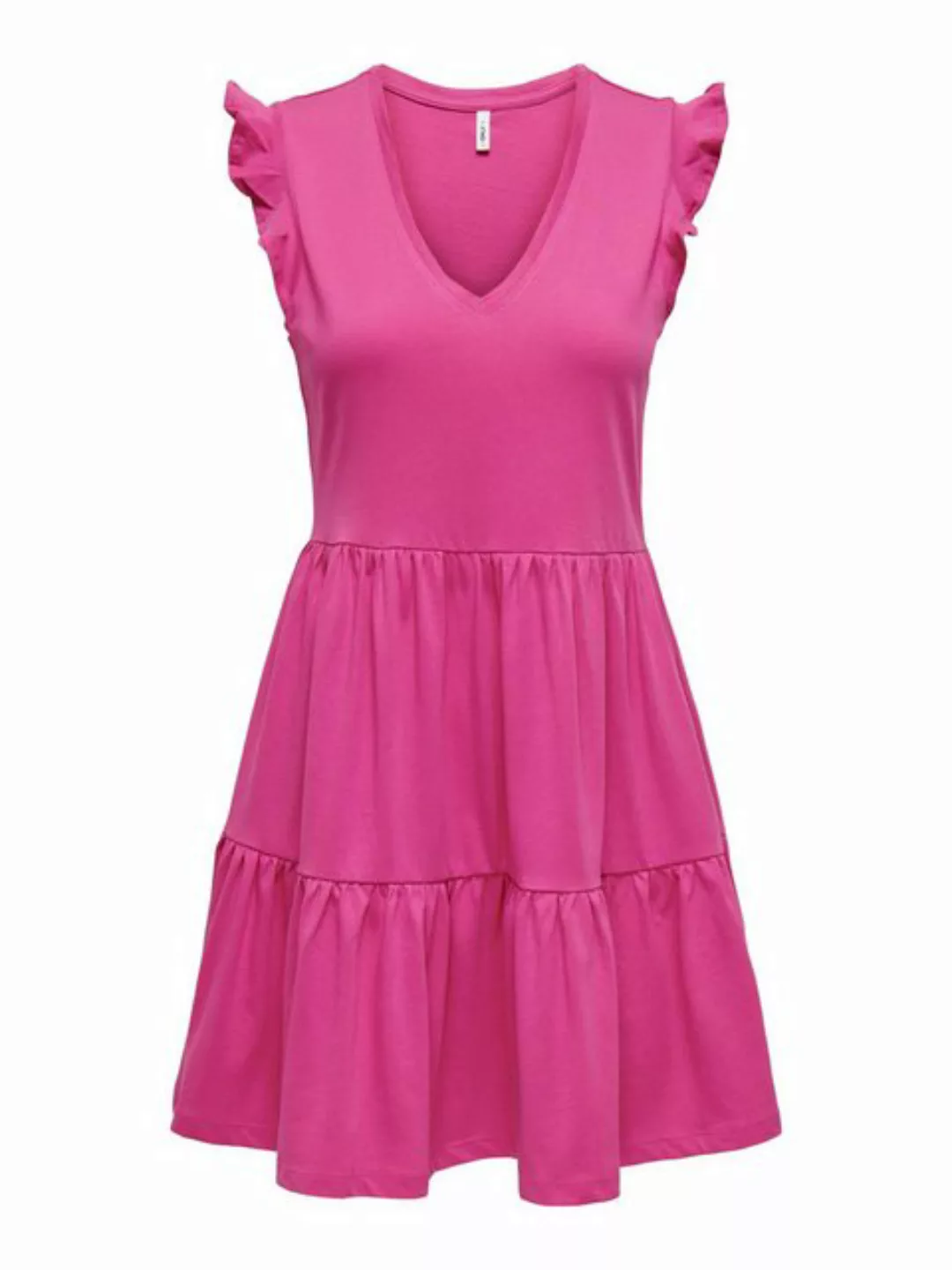 ONLY Jerseykleid ONLMAY CAP SLEEVES FRILL DRESS günstig online kaufen