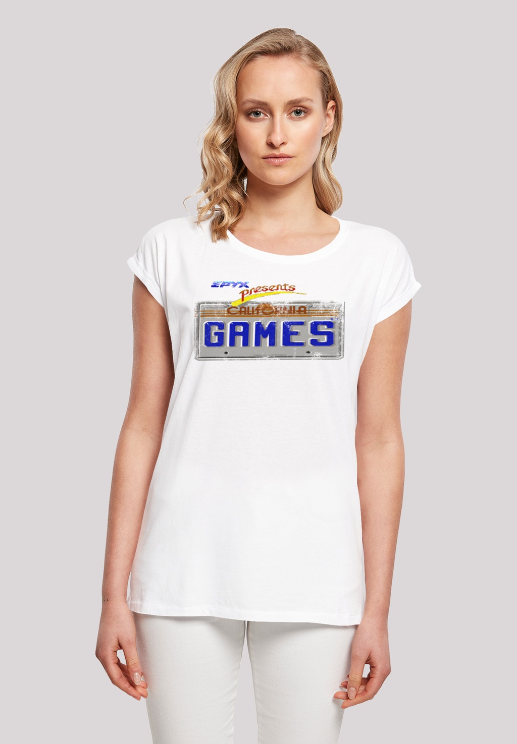 F4NT4STIC T-Shirt "Retro Gaming California Games Plate", Print günstig online kaufen
