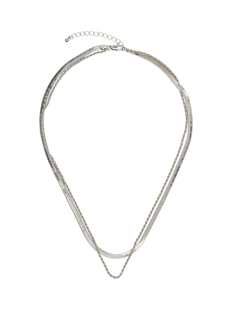 VILA Mehrreihige Halskette Damen Silber günstig online kaufen