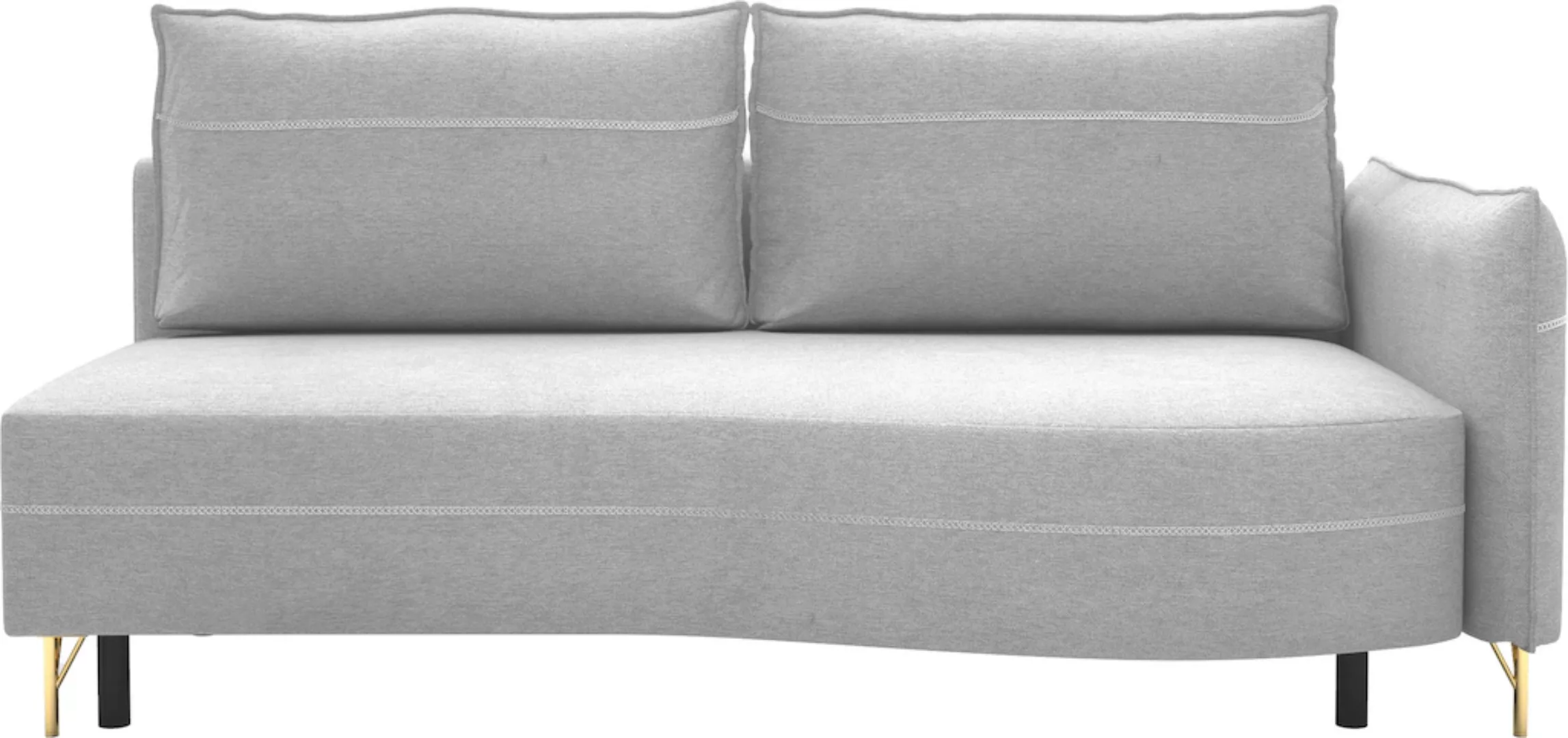exxpo - sofa fashion Loungesofa "Ortis mit toller Kontrastnaht, Solitärmöbe günstig online kaufen