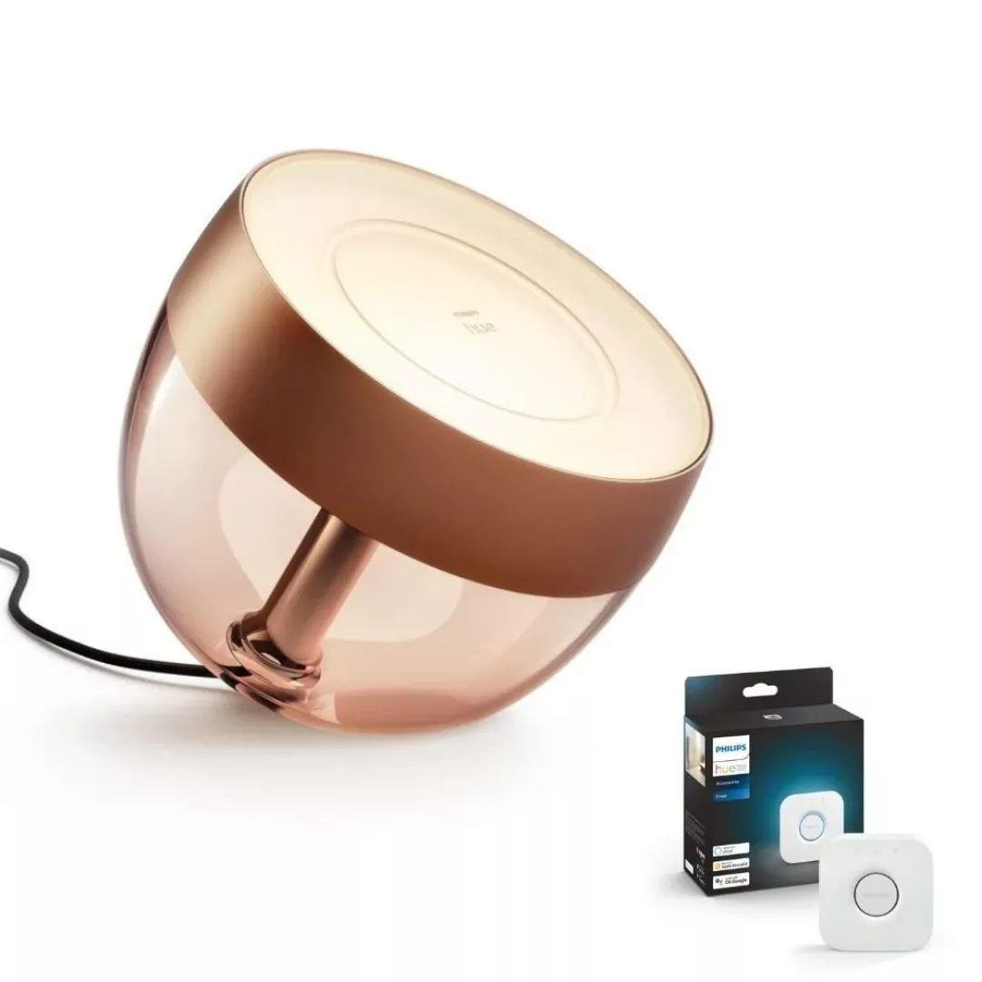 Philips Hue Bluetooth White Ambiance LED Tischleuchte Iris Special Edition günstig online kaufen