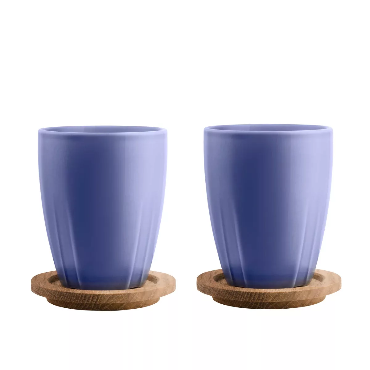 Bruk Tasse mit Holzdeckel 2er Pack blau günstig online kaufen