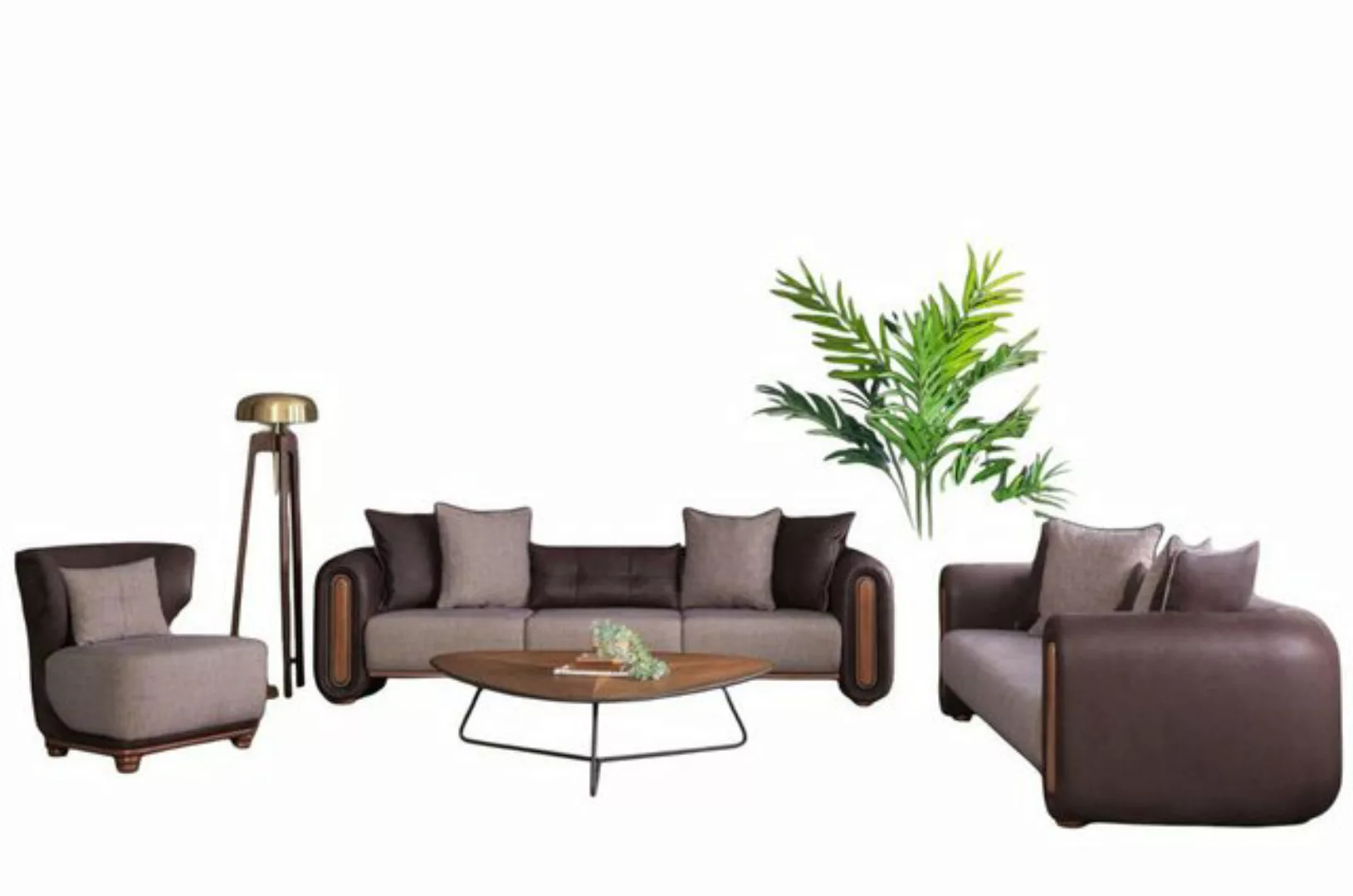 JVmoebel Chesterfield-Sofa Luxus Sofagarnitur Design Couch Polster Möbel Ei günstig online kaufen