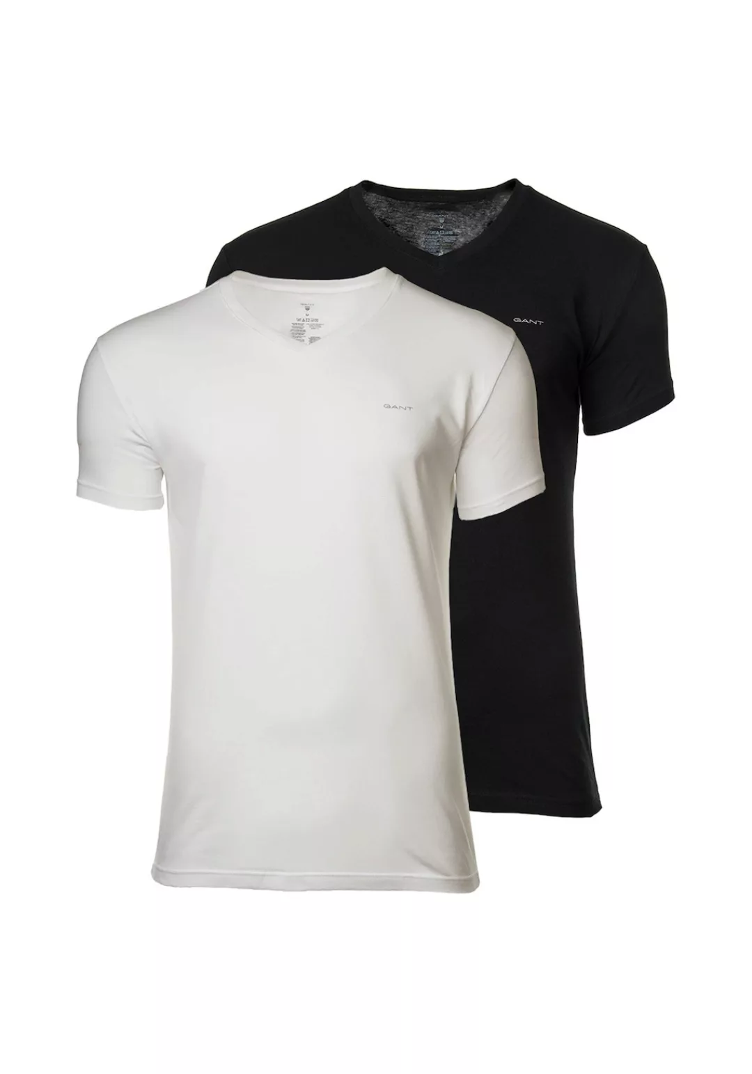 Gant Kurzarmshirt "V-NECK T-SHIRT 2-PACK", Mit V-Ausschnitt günstig online kaufen