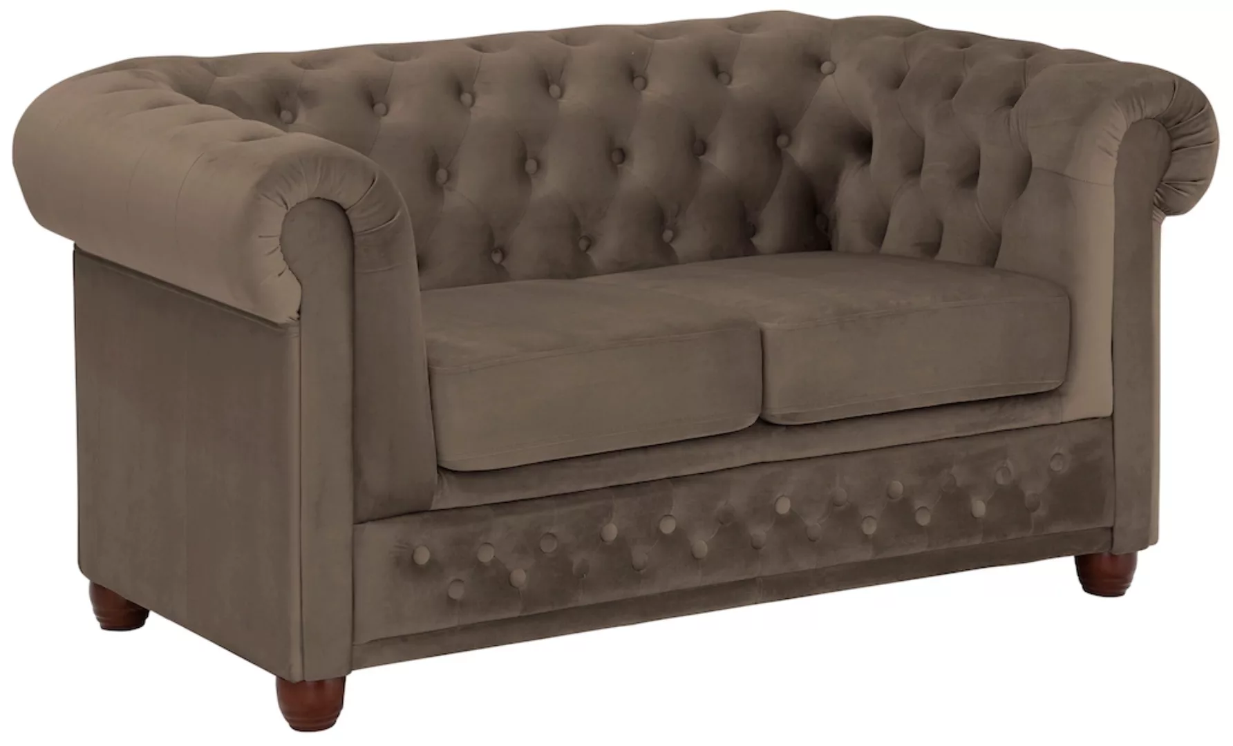 Home affaire Chesterfield-Sofa "New Castle", mit hochwertiger Knopfheftung günstig online kaufen