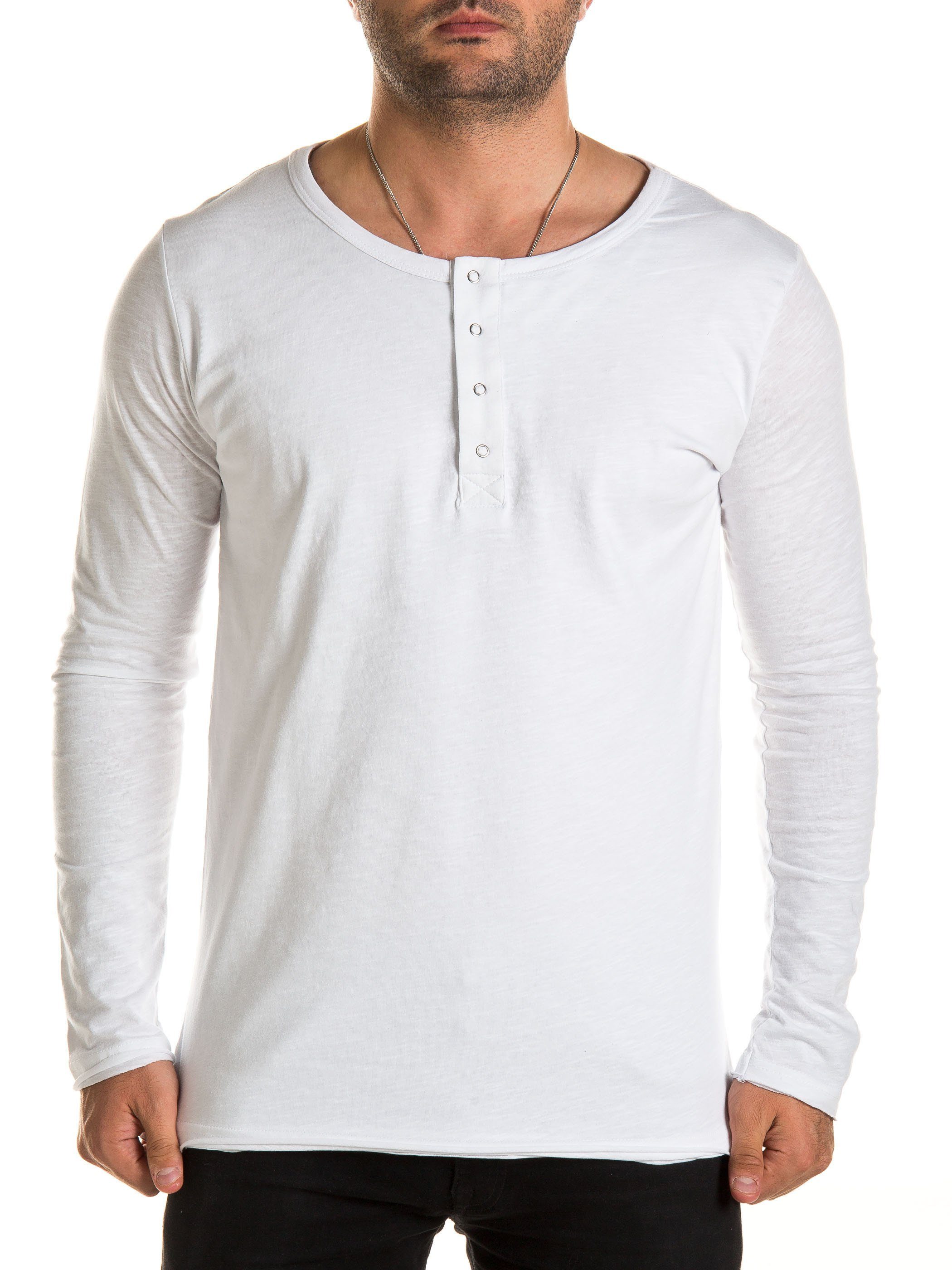WOTEGA Langarmshirt WOTEGA - V-Neck Double günstig online kaufen