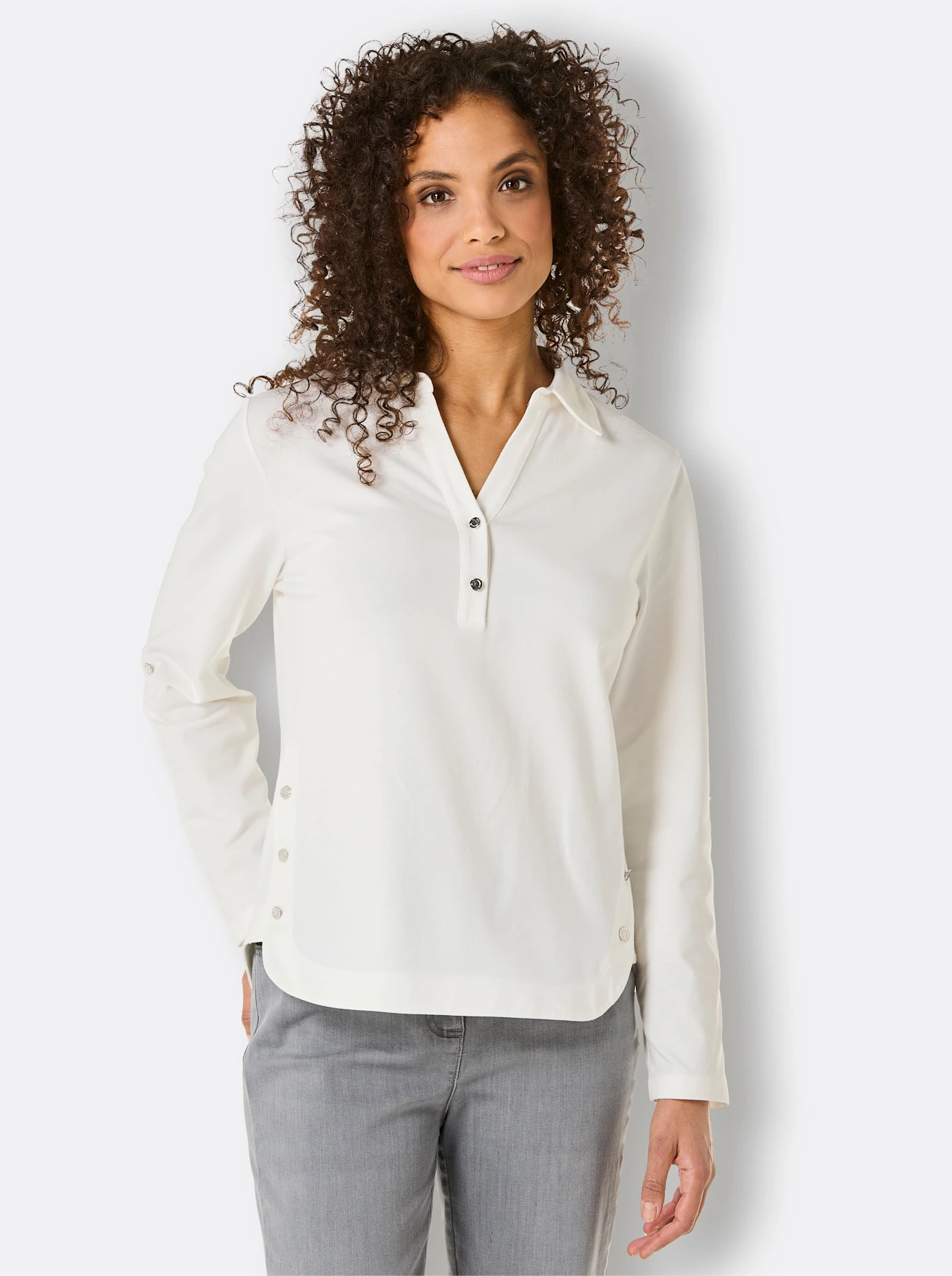 CREATION L PREMIUM Poloshirt "Pima-Baumwoll-Shirt", (1 tlg.) günstig online kaufen