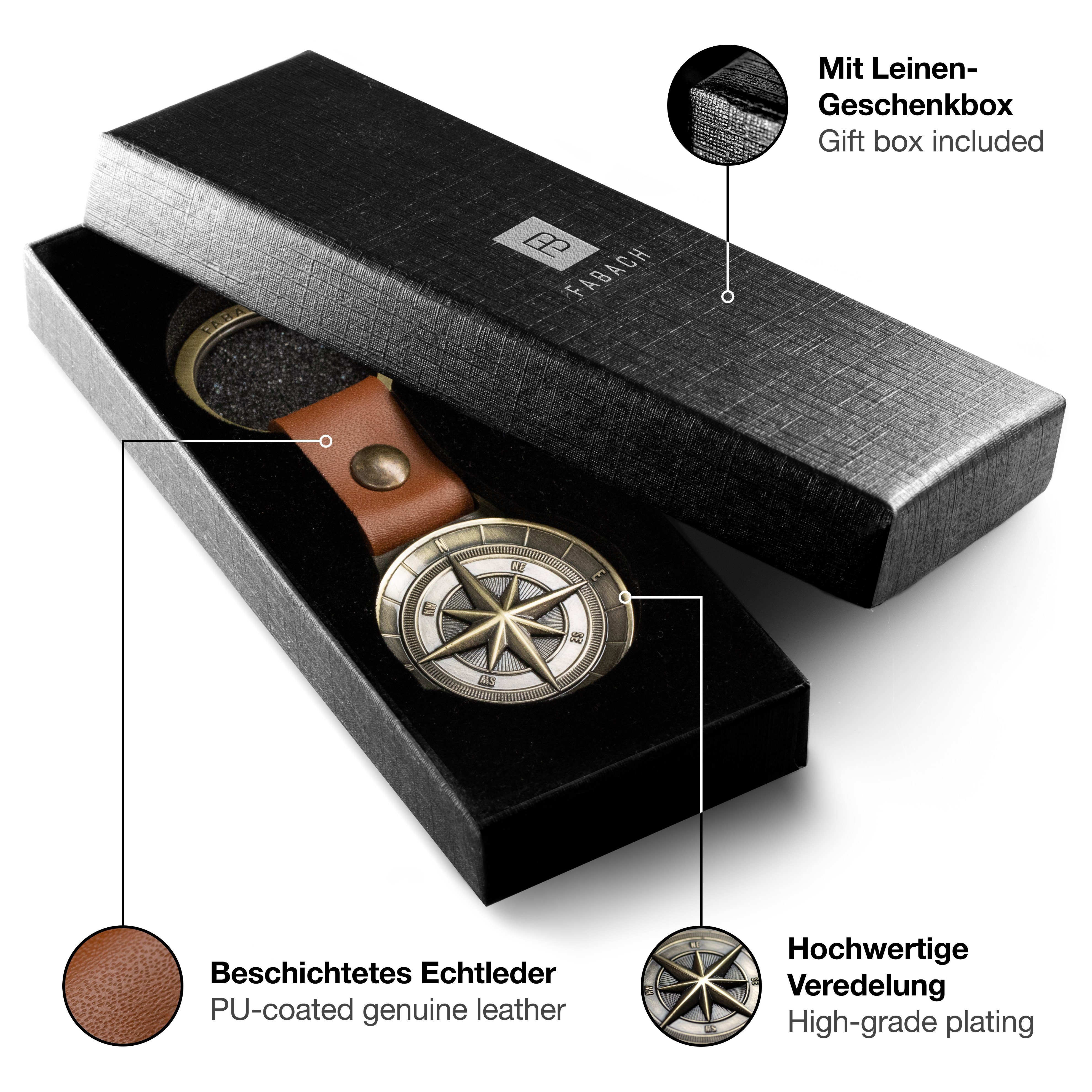FABACH Schlüsselanhänger Leder Anhänger Northstar - günstig online kaufen