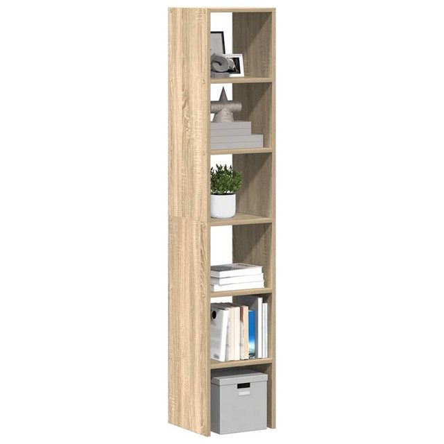 vidaXL Aktenschrank Bücherregale 2 Stk Stapelbar Sonoma-Eiche 30x30x80 cm günstig online kaufen