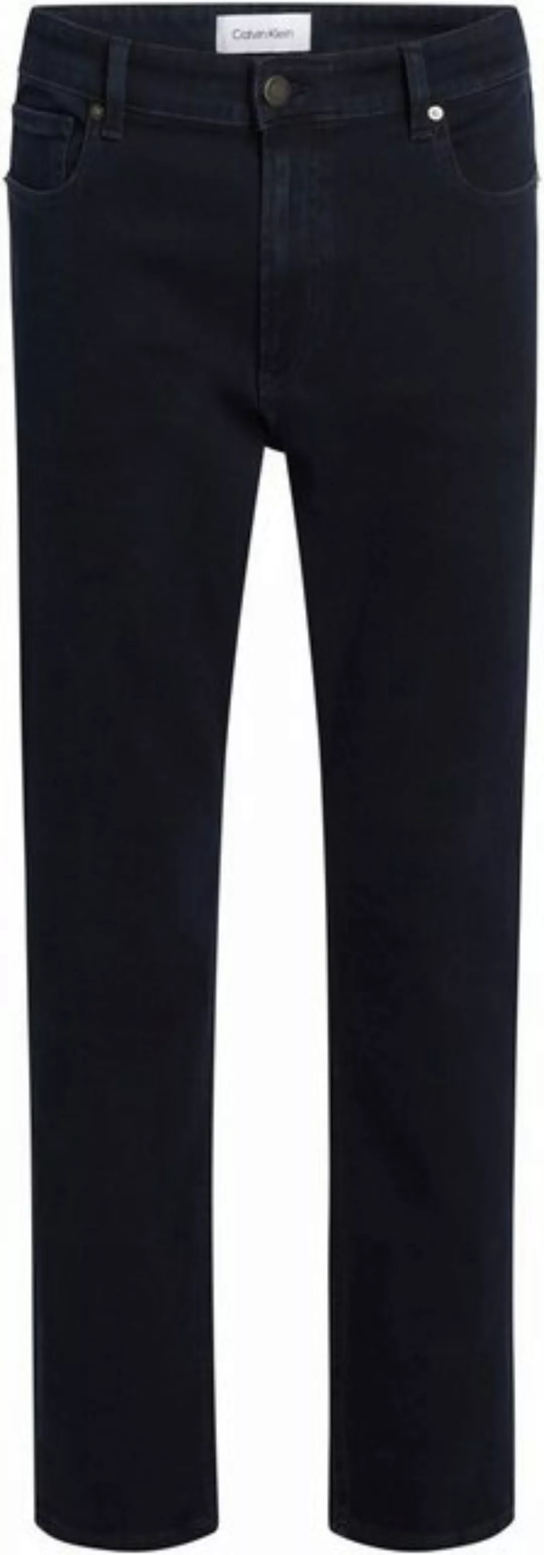 Calvin Klein Gerade Jeans TAPERED BLUE BLACK mit Markenlabel günstig online kaufen