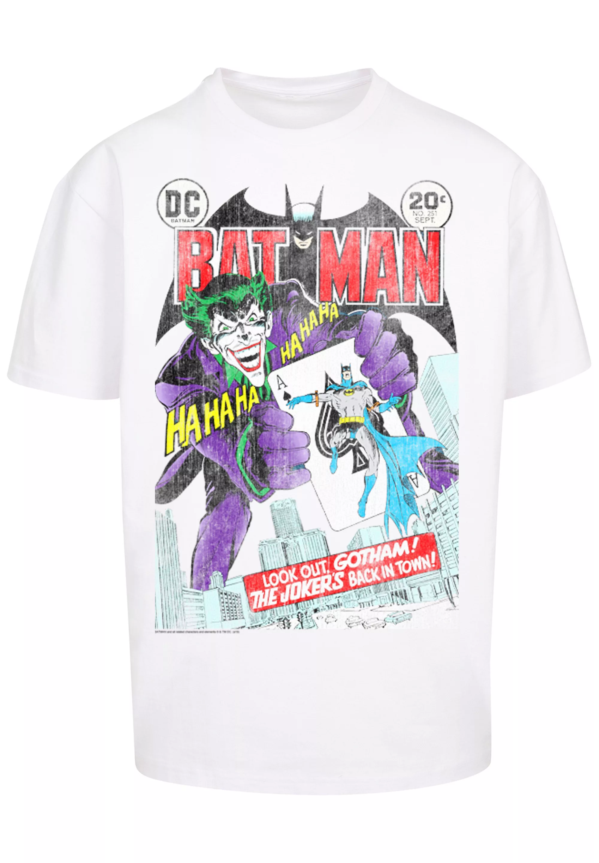 F4NT4STIC T-Shirt "Batman Joker Playing Card Cover", Print günstig online kaufen