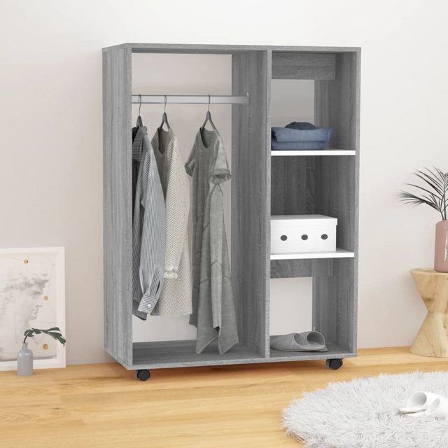 vidaXL Kleiderschrank Kleiderschrank Grau Sonoma 80x40x110 cm Spanplatte günstig online kaufen