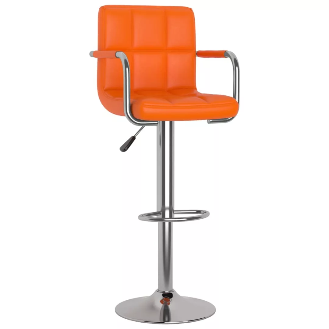 Barhocker Orange Kunstleder günstig online kaufen