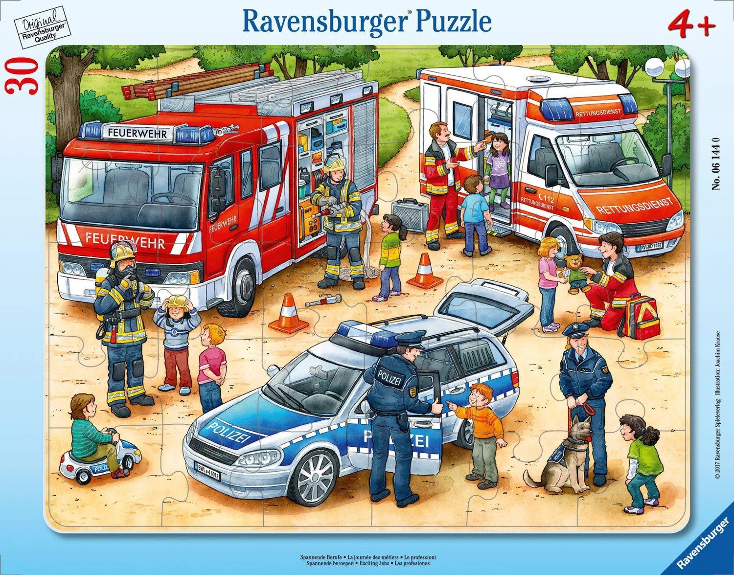 Ravensburger Puzzle Spannende Berufe. Kinderpuzzle 30 günstig online kaufen