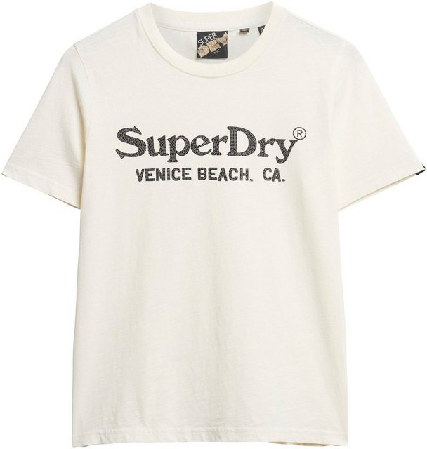 Superdry T-Shirt METALLIC VENUE RELAXED TEE günstig online kaufen