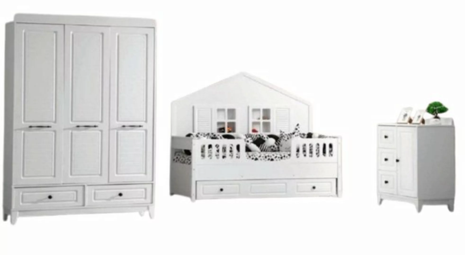 Xlmoebel Kinderbett Elegantes Komplett-Set für ein luxuriöses Kinderzimmer günstig online kaufen