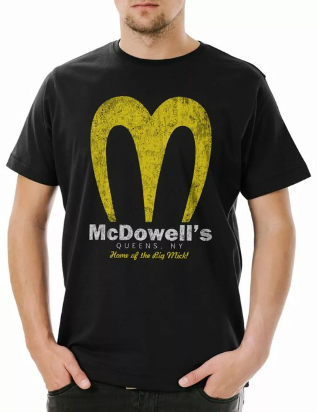 Urban Backwoods Print-Shirt Mc Dowell's Herren T-Shirt Big Mick Coming Movi günstig online kaufen