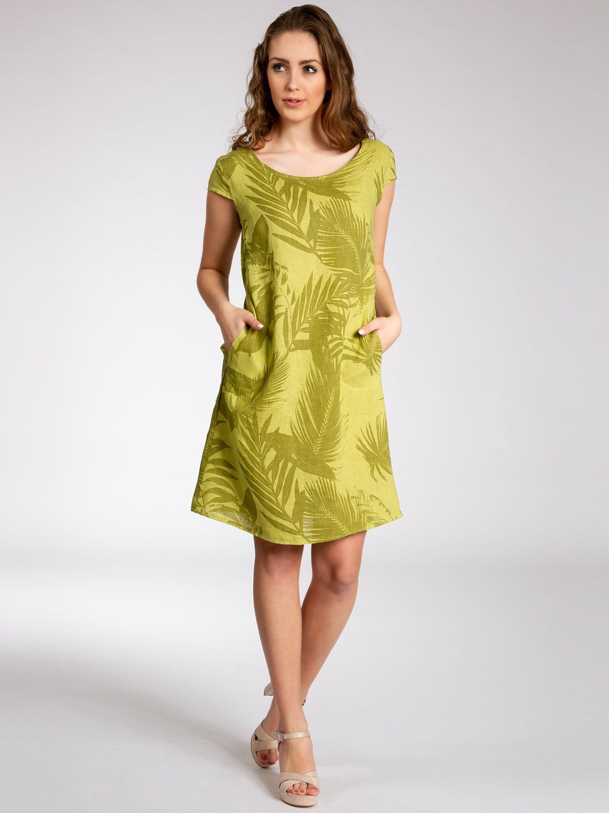 Caspar Sommerkleid SKL027 knielanges elegantes Damen günstig online kaufen
