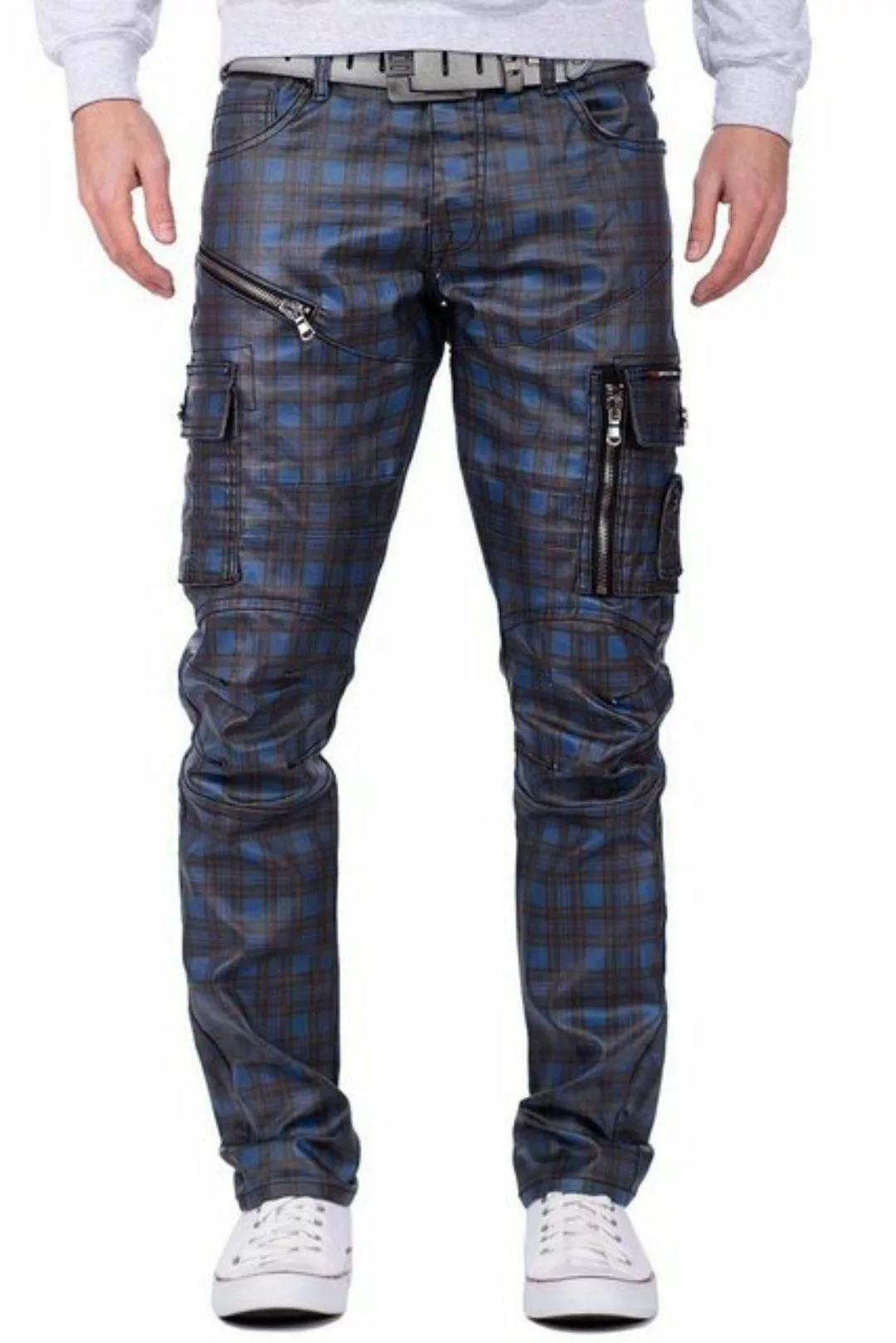 Cipo & Baxx Regular-fit-Jeans Cargo Hose BA-CD721 Blau W42/L32 (1-tlg) mit günstig online kaufen