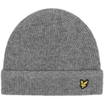 Lyle & Scott  Hut HE305CL RACKED RIB BEANIE-T28 MID GREY MARL günstig online kaufen