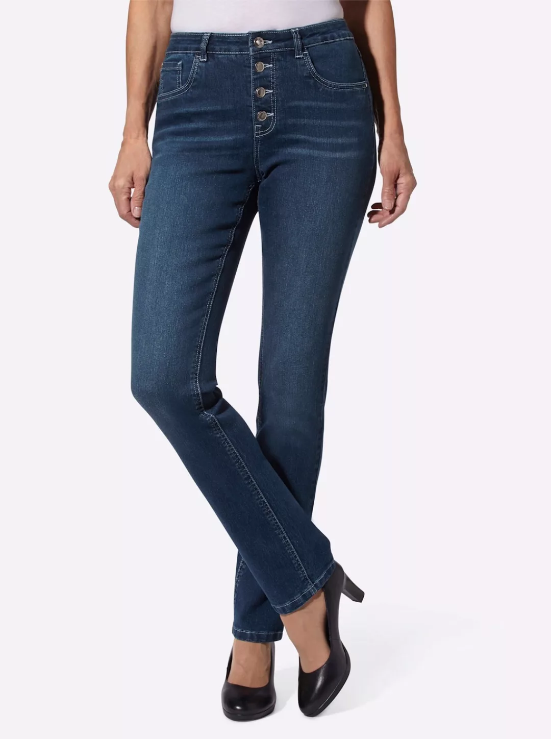 Inspirationen 5-Pocket-Jeans, (1 tlg.) günstig online kaufen