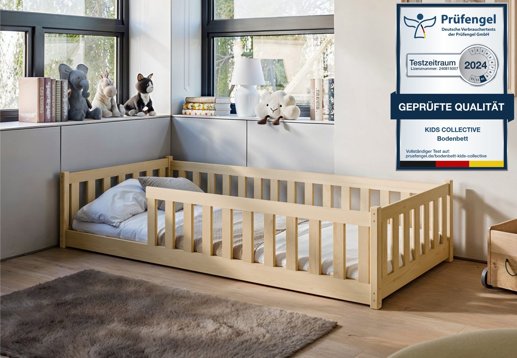 Kids Collective Kinderbett Bodenbett Bett mit günstig online kaufen