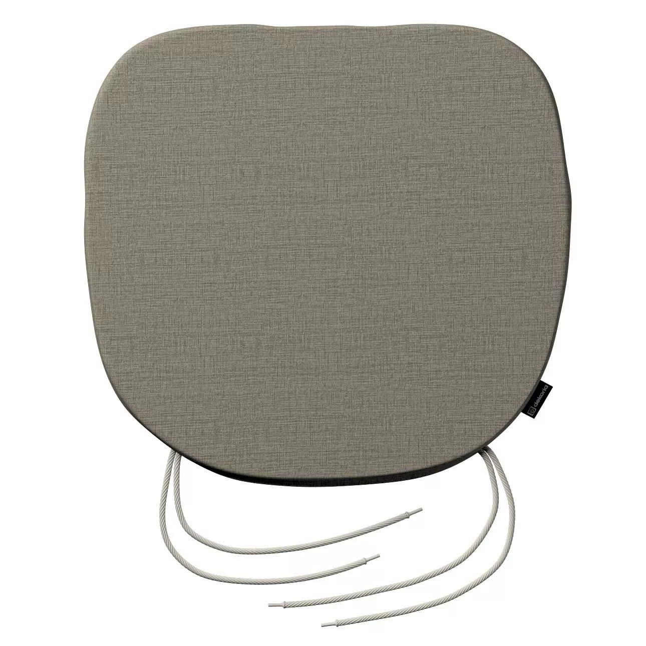 Stuhlkissen Marcus mit Bindeschnur, beige-grau, 40 x 37 x 2,5 cm, Living II günstig online kaufen