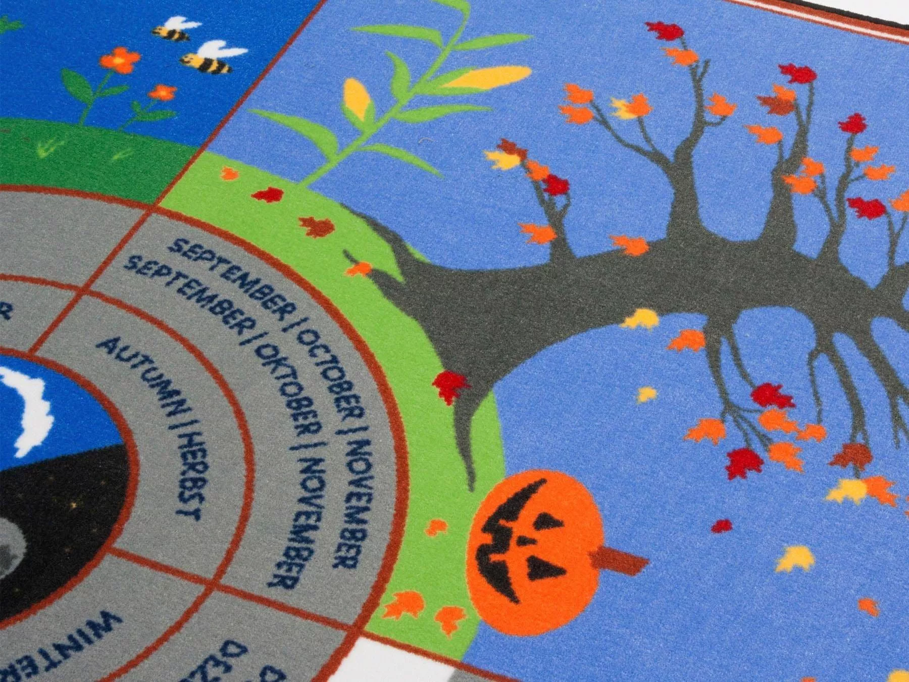 Primaflor-Ideen in Textil Kinderteppich »KLEINES 1 x 1«, rechteckig, Spiel- günstig online kaufen