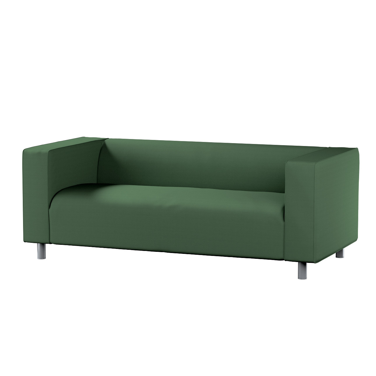 Bezug für Klippan 2-Sitzer Sofa, waldgrün, Sofahusse, Klippan 2-Sitzer, Cot günstig online kaufen