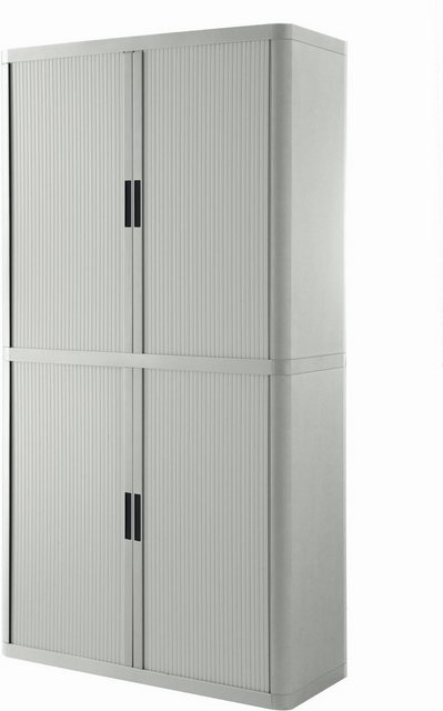 PAPERFLOW Aktenschrank Rollladenschrank easyoffice BxTxH 86x37,5x204cm grau günstig online kaufen