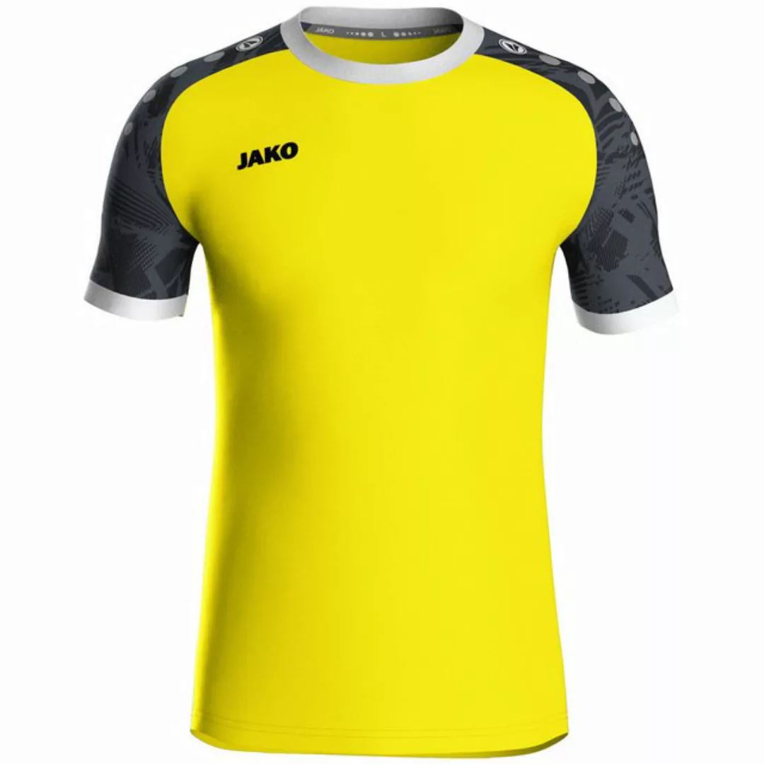 Jako Kurzarmshirt Trikot Iconic KA soft yellow/schwarz günstig online kaufen