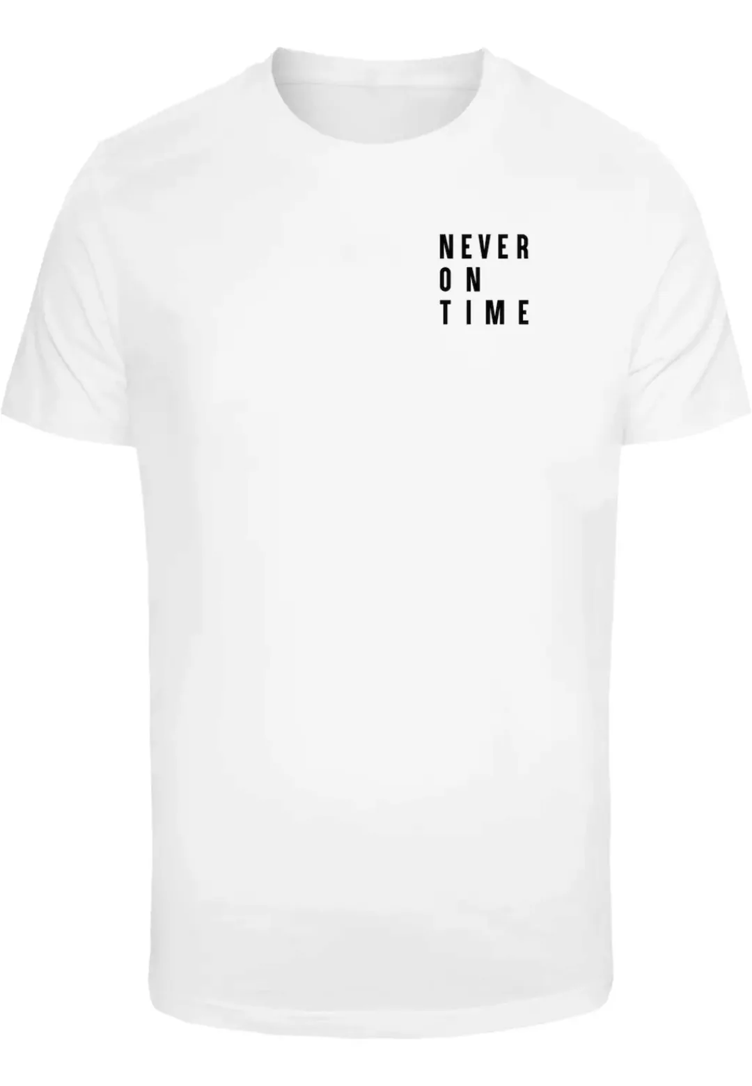 MisterTee Kurzarmshirt "MisterTee Damen Never On Time Tee" günstig online kaufen