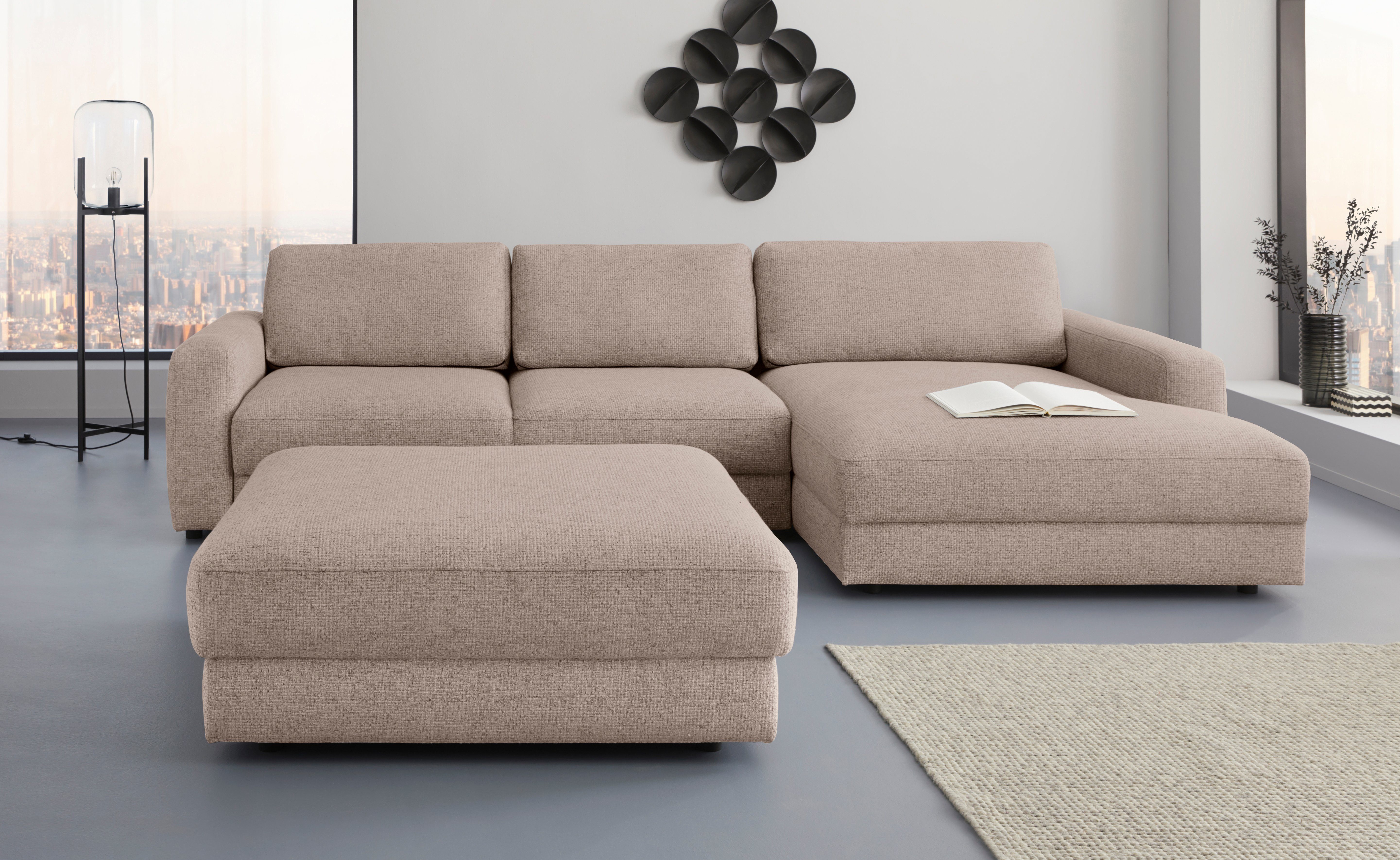 Places of Style Ecksofa "Bloomfield, bequem und elegant, L-Form", wahlweise günstig online kaufen