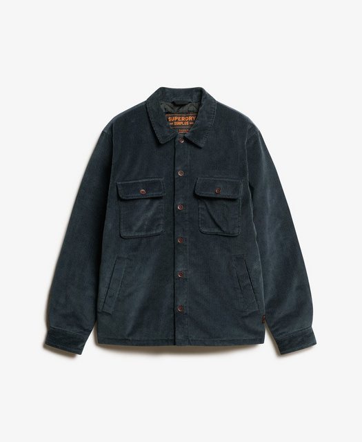 Superdry Hemdjacke SURPLUS CORD QUILT OVERSHIRT Eclipse Navy günstig online kaufen