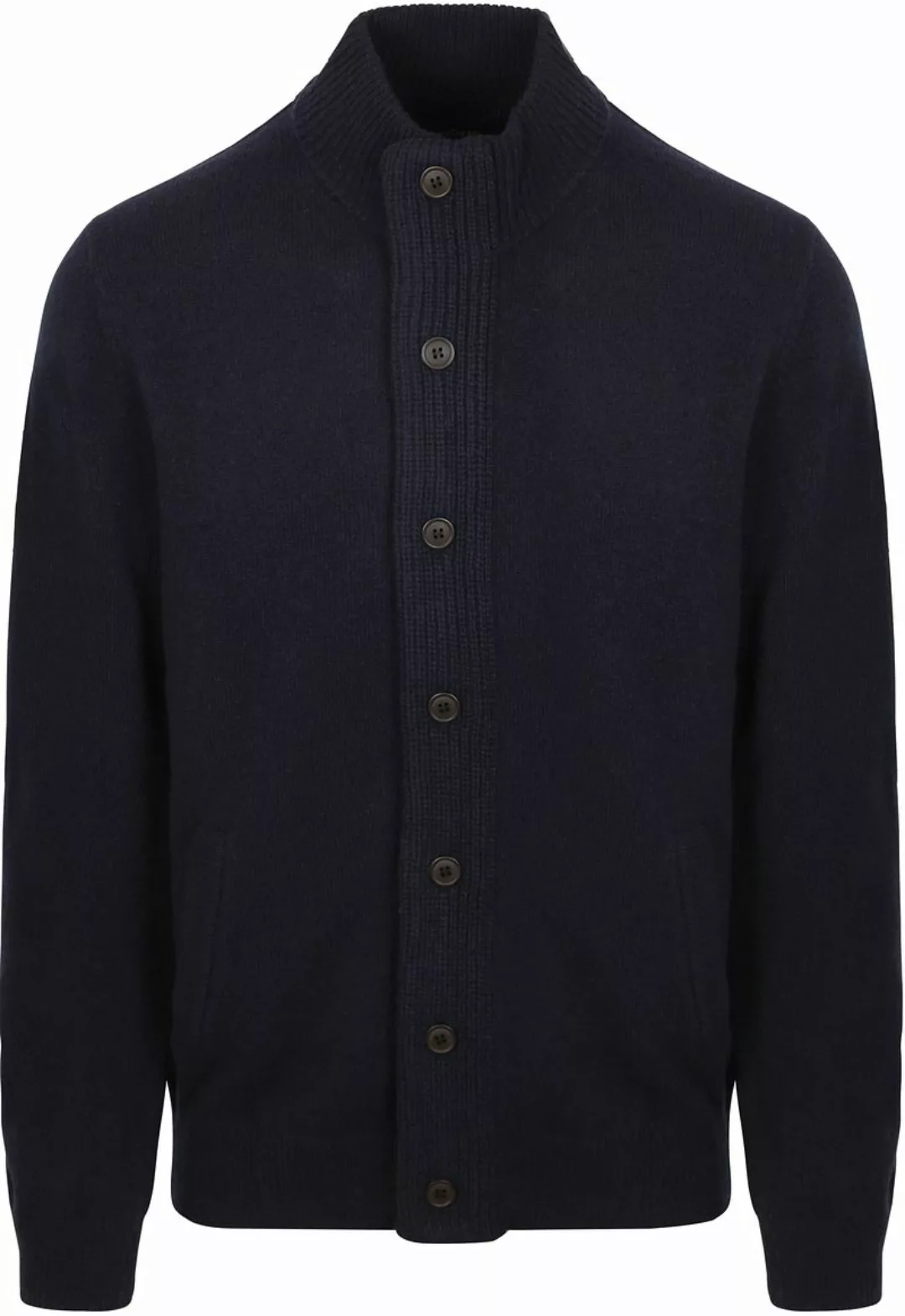 Barbour Cardigan Patch Navy - Größe L günstig online kaufen