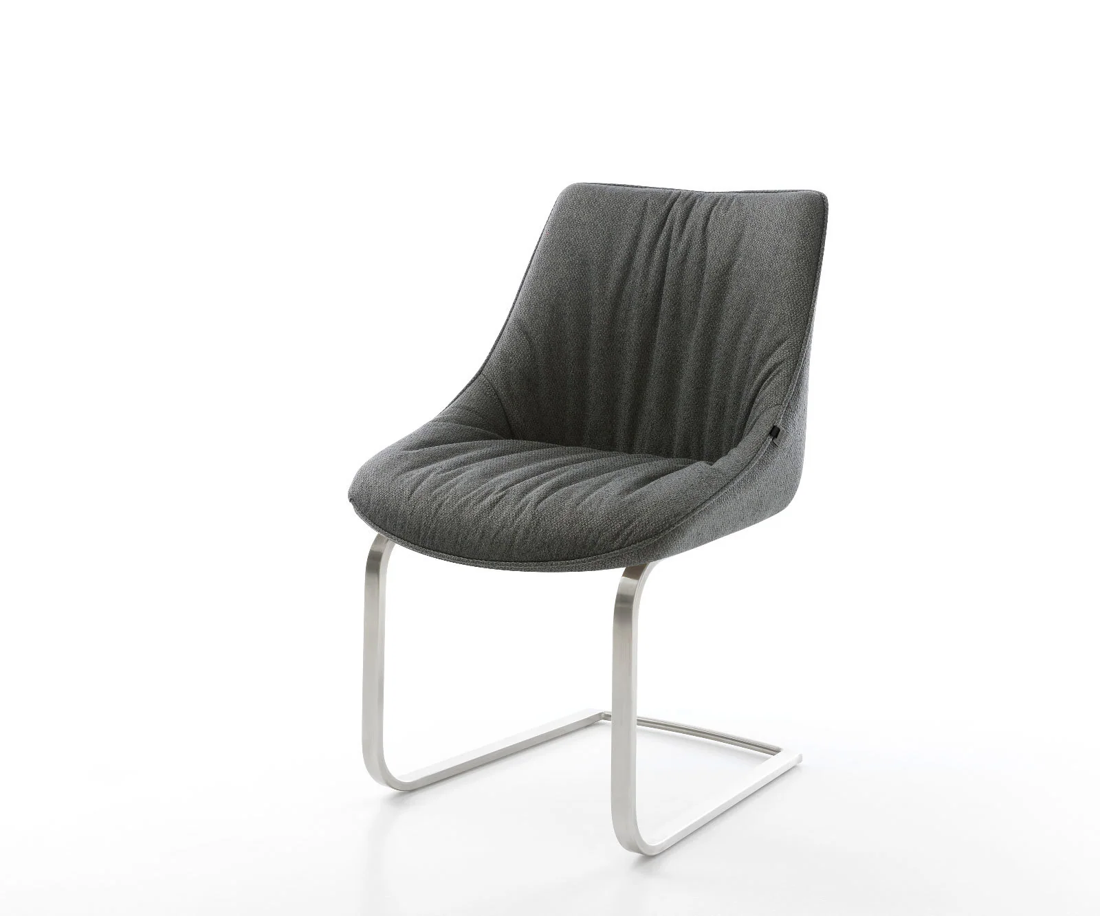 Freischwinger Elda-Flex Strukturstoff Anthrazit Freischwinger flach Edelsta günstig online kaufen