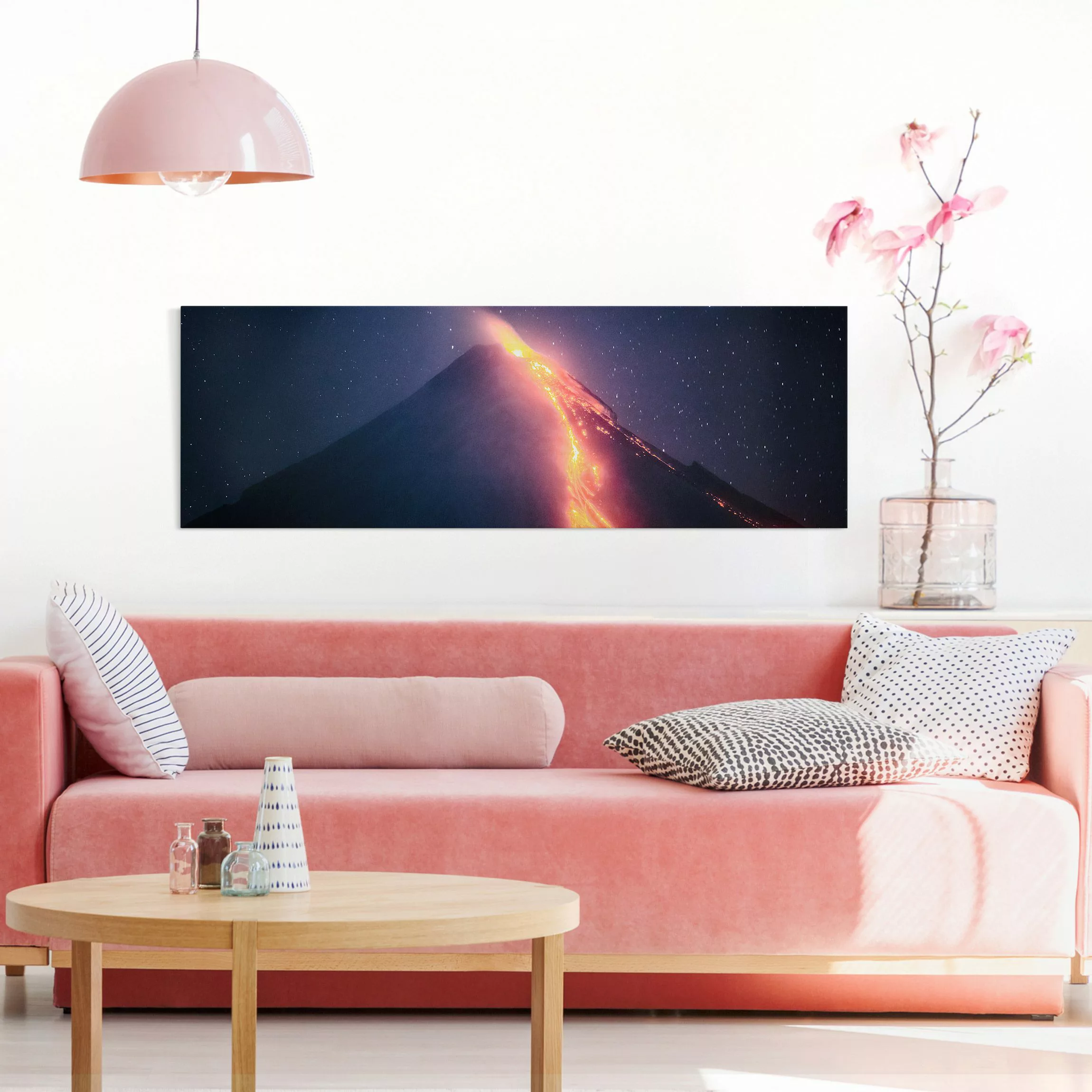 Leinwandbild Vulkanausbruch günstig online kaufen