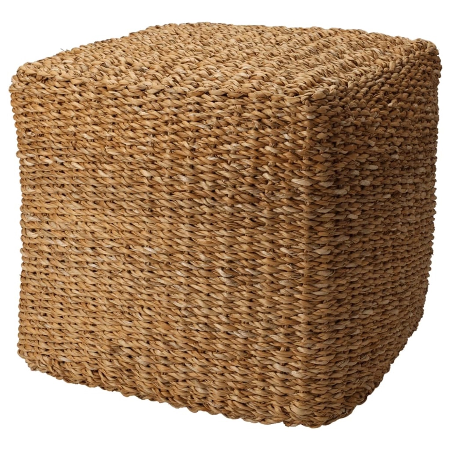 Home&Styling Pouf Quadratisch Natur 40x40x38 cm Seegras günstig online kaufen