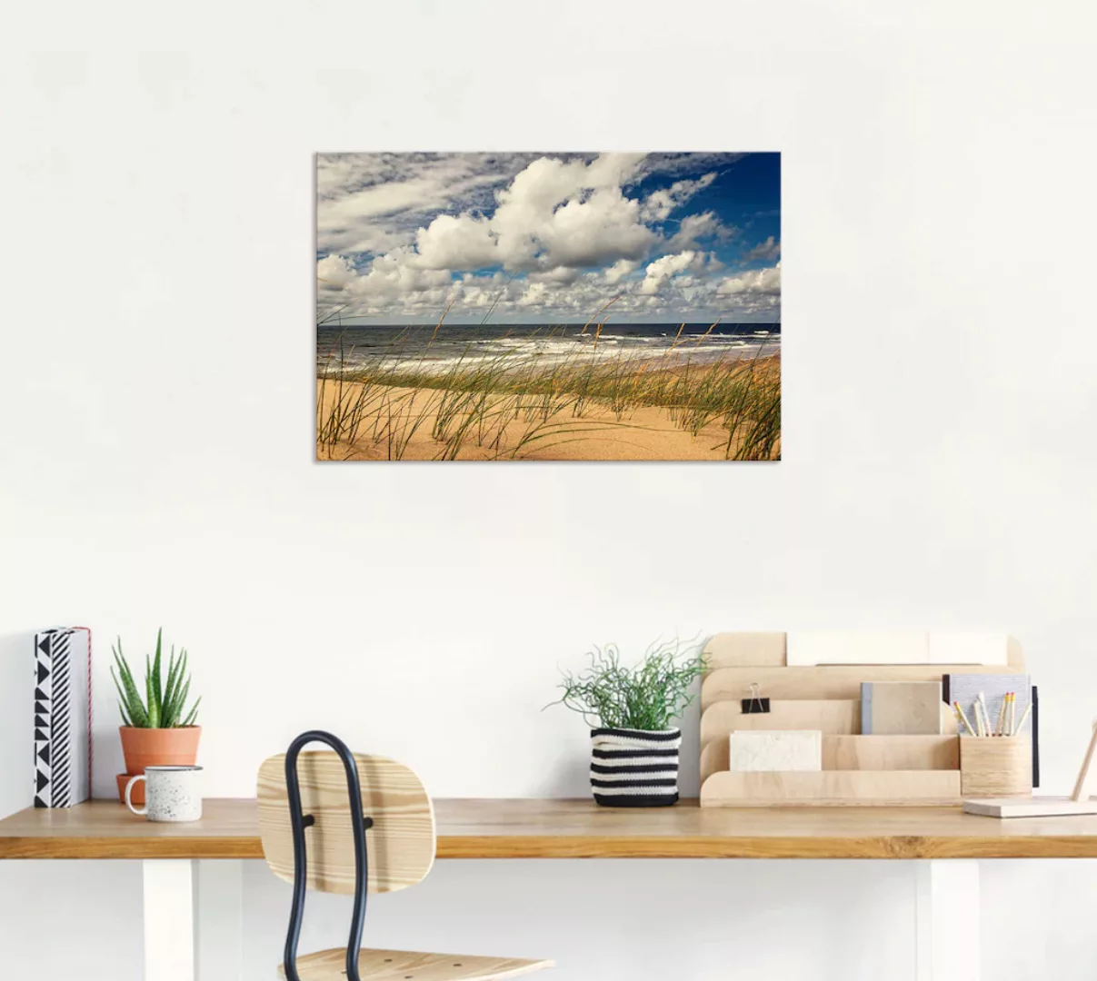 Artland Wandbild »Strand Paal 17 02«, Strand, (1 St.), als Alubild, Outdoor günstig online kaufen