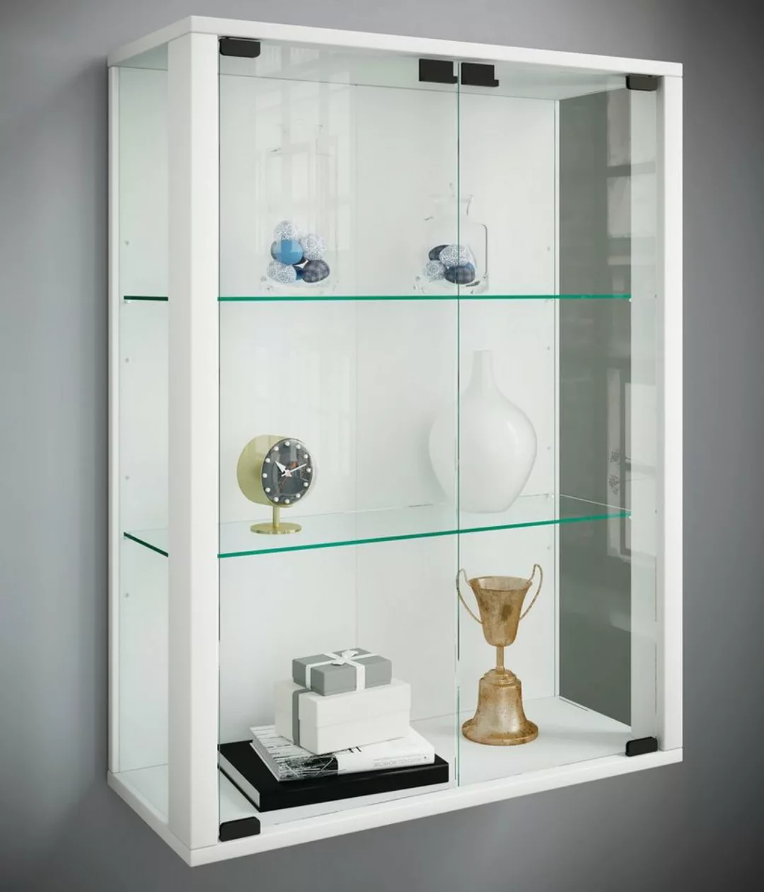 VCM Hängevitrine Wandvitrine Hängevitrine Glasvitrine Glas Udina (1-St) günstig online kaufen